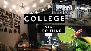 College Night Routine Spring 2017