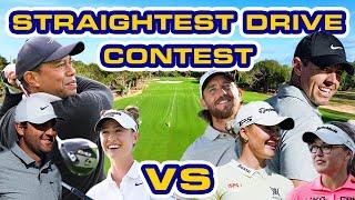 Tiger Woods & Rory McIlroy Compete In Team TaylorMades Straightest Drive Contest  TaylorMade Golf