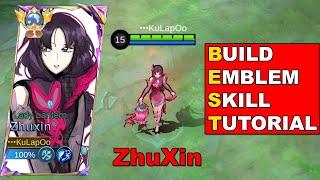 Zhuxin Is Here  Build Emblem Skill Combo Tutorial  How to use Zhuxin  MLBB