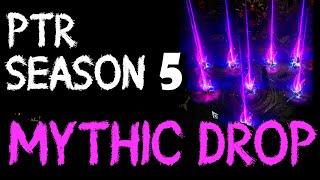 Mythic Uber Unique Drop Showcase - Season 5 PTR - Diablo 4