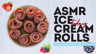 ASMR  Ice Creams Rolls  ASMR Sound in the store.