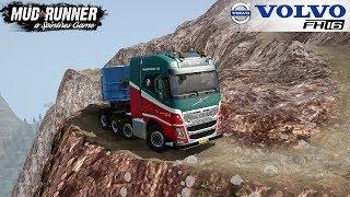 Spintires MudRunner - VOLVO FH16 8X4 Driving on Extreme Mountain Roads