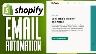 Shopify Email Automation Tutorial 2024  How To Set Up Automated Emails Shopify