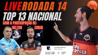 LIVE MÍTICA  13° NO NACIONAL  1.112 PONTOS #CARTOLA