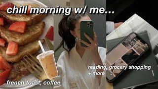 chill morning w me  cooking shopping coffee + more