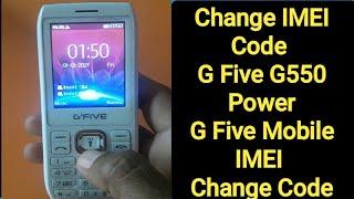 G five G 550 Power imei repair code  G Five G550 Power IMEI Change code  g five imei code