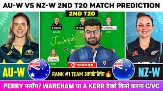 AU-W vs NZ-W Dream11 AUW vs NZW Dream11 Prediction Australia vs Newzealand T20 Dream11 Team Today