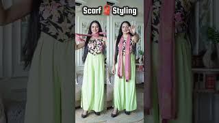 2 Simple Ways to Style a Scarf #youtubeshorts #scarffashion #fashionstyle #shorts