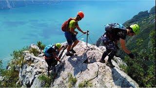 Climbing the Via Ferrata Cima Capi - Lake Garda Italy - June 2019