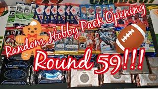 Random Football Card Hobby Pack Opening Round 59