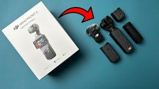 DJI Osmo Pocket 3 Unboxing Creator Combo 2024