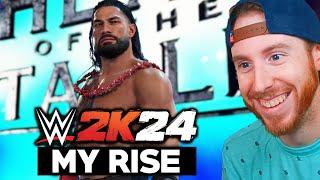 I STREAMED UNTIL I BEAT WWE 2K24 MYRISE UNDISPUTED - Part 1