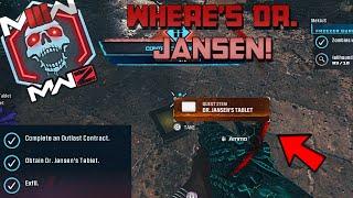 MWZ WHERES DR. JANSEN? COMPLETE AN OUTLAST CONTRACT AND OBTAIN DR. JANSENS TABLET AND EXFIL MW3