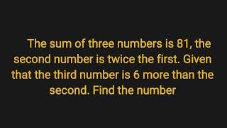 Word Problem  WAEC 2023  Question 7