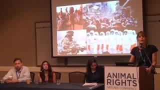 Alexandra Paul The Human Overpopulation Panel at The Animal Rights National Conference