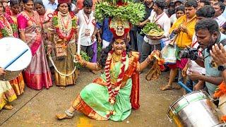Jogini Shymala Devi Bonam Dance at Secunderabad Mahakali Bonalu 2024  shymala devi bonam dance