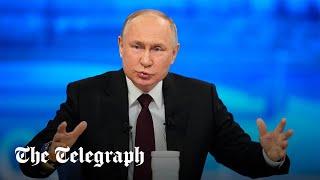 Watch Putin holds first press conference since start of Ukraine war  English translation