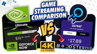 GeForce Now ULTIMATE vs Boosteroid ULTRA  4K Game Streaming Comparison