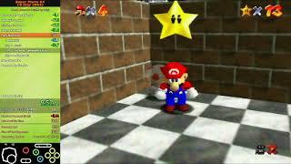 PB Super Mario 64 - 16 Star N64 Speedrun in 17m 5s