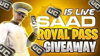 PUBG MOBILE LIVE CUSTOM ROOM & UC GIVEAWAYS  20 ROYAL PASS GIVEAWAY - SAAD ETC