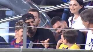 Lionel Messi’nin oğlu Matteo’nun Real Betis’in golüne sevinmesi ve devamında olanlar
