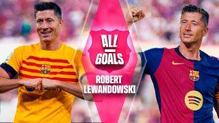  ALL of LEWANDOWSKIs GOALS with FC BARCELONA 