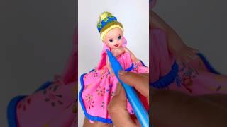 DIY How to Make Polymer Clay Miniature Rainbow Doll Dress  DIY Easy Polymer Clay Tutorial  ASMR