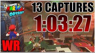 WR Super Mario Odyssey 13 Captures Speedrun in 10327