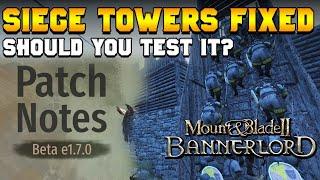 BIGGEST PATCH YET Beta Branch v1.7.0 Patch Notes for Mount & Blade 2 Bannerlord