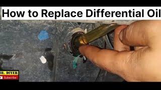How to Replace Differential Oil