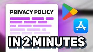 Privacy policy for your game? No problem generate and publish