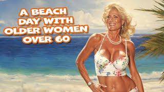 A Beach Day With Charming Older Women Over 60