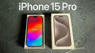 iPhone 15 Pro unboxing  ASMR