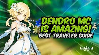 AMAZING DENDRO SUPPORT Complete Dendro Traveler Guide - Best Build & Showcase  Genshin Impact