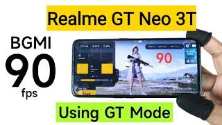 Realme GT Neo 3T BGMI 90fps Using GT Mode #realmegtneo3t