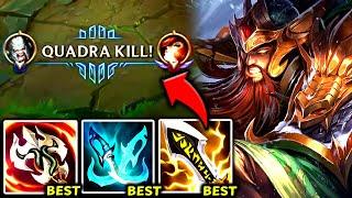 TRYNDAMERE TOP CAN 1V9 WITH YOUR EYES 100% CLOSED S+ TIER - S14 Tryndamere TOP Gameplay Guide