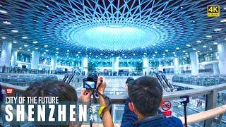 Walking in Shenzhen The City of the Future  Cool Metro Stations and Shopping Areas