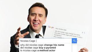 Nicolas Cage Answers the Webs Most Searched Questions  WIRED