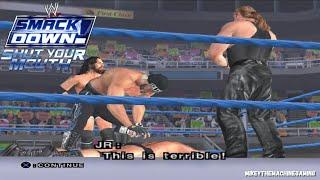 WWE SmackDown Shut Your Mouth - The nWo Spray Paint nWo on Brock Lesnars Back PS2