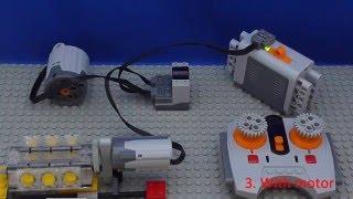 Tutorial Lego Power Functions - Connect - Motor and Wheel