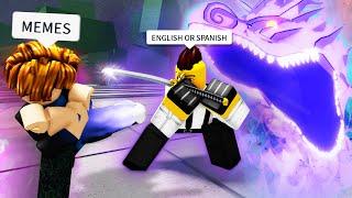 ROBLOX Strongest Battlegrounds Funny Moments Part 7 MEMES 