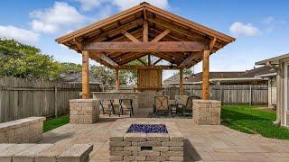 BEAUTIFUL 100+ PAVER PATIO PERGOLA DESIGN IDEAS  TIPS FOR DECORATING OUTDOOR PAVER PATIO PERGOLA