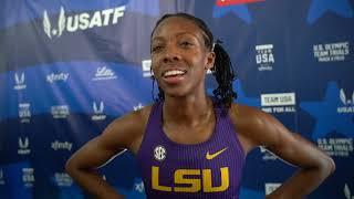 Michaela Roses Coach Gave Her The Green Light In The 800m First Round