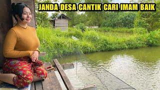 WOW…BIKIN MATA SUSAH BERKEDIP MELIHAT KECANTIKAN TEH RISKA JANDA DESA JANDA KEMBANG TERCANTIK..