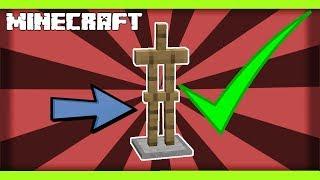  MINECRAFT  How to Make an Armor Stand 1.14.4