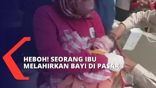 Ibu Muda Melahirkan Bayi Perempuan di Pasar Cendrawasih Metro Pusat Lampung