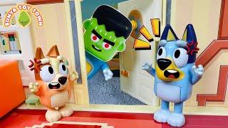 Bluey Whos At The Door - Safety Lessons For Kids  Bluey Pretend Play Stories