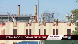 Tyson Foods pork plant in Perry Iowa closing