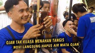 Ojan suling berlinang air mata tak sanggup lagi nyanyi  Novi langsung hapus air mata ojan