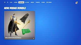 Fortnite New Midas Bundle Showcase